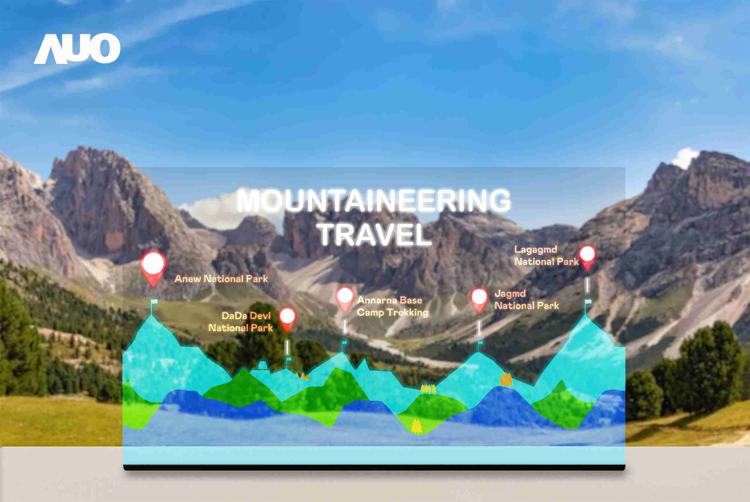 尊龙z6展示全球单片尺寸最大(*)42吋透明Micro LED显示器拼接而成的〝64吋透明Micro LED显示器〞，，，具备高透明度、、1,000 nits高亮度、、广色域、、、、采用三边无边框的无缝拼接等多重特色，，呈现超高清、、细腻画质而不遮挡后方视觉，，满足层峰需求，，可广泛运用于零售、、、艺术展览或商业空间等场域